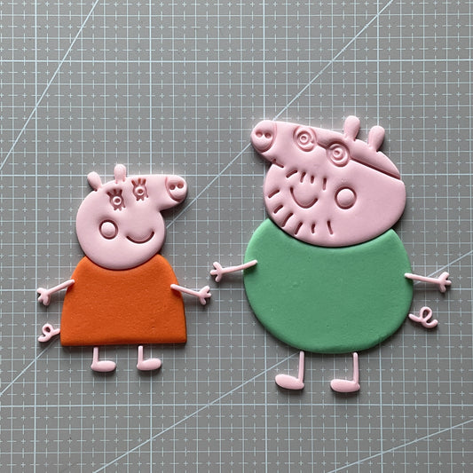 Mummy & Daddy from Peppa Pig