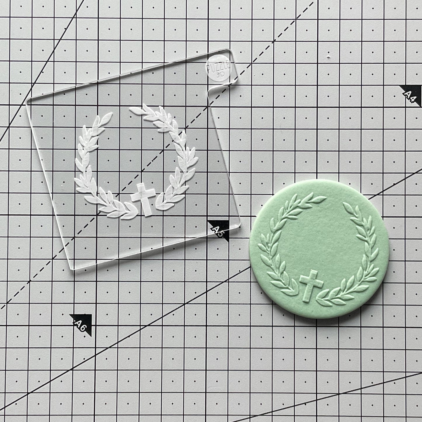 Cross and Angel Cupcake Topper