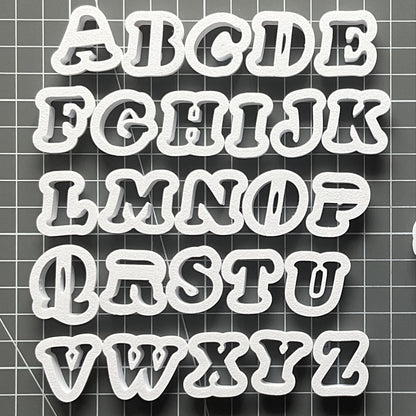 Alphabet Serif Capital Letters