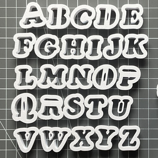 Alphabet Serif Capital Letters
