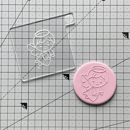 Cross and Angel Cupcake Topper