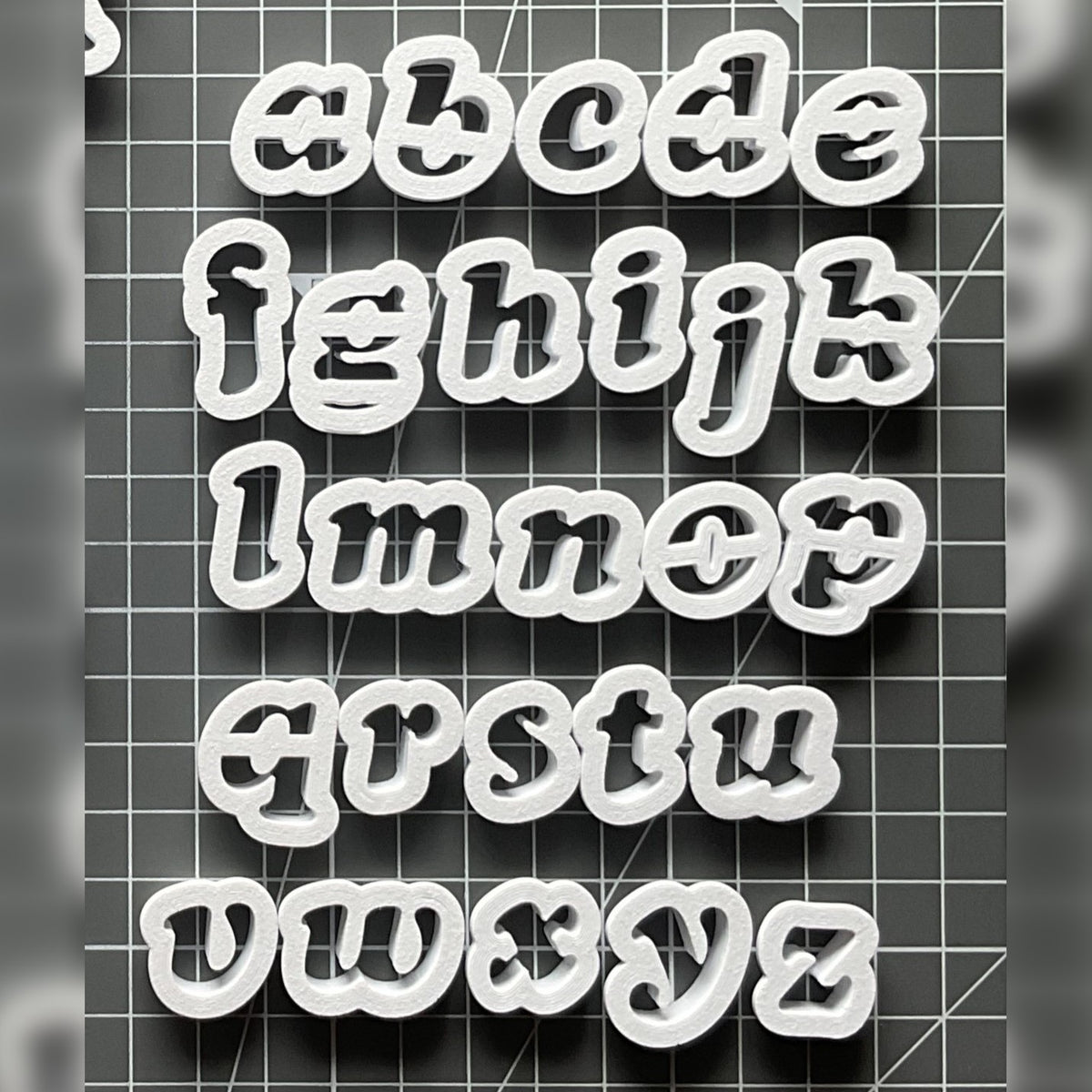 Alphabet Serif Small Letters