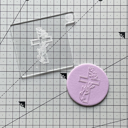 Cross and Angel Cupcake Topper