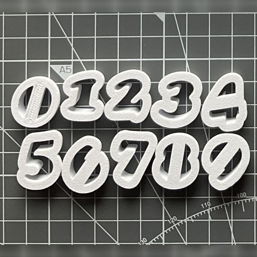Alphabet Serif Numbers