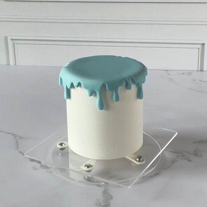 Drips Circle Fondant Cutter