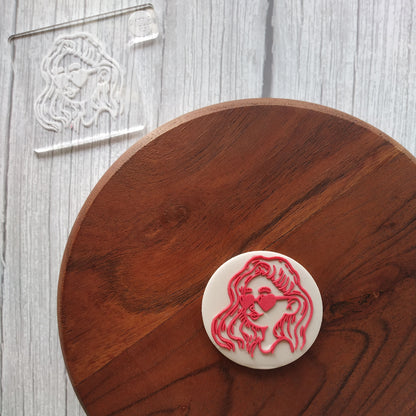 Valentine's Day Cupcake stamps