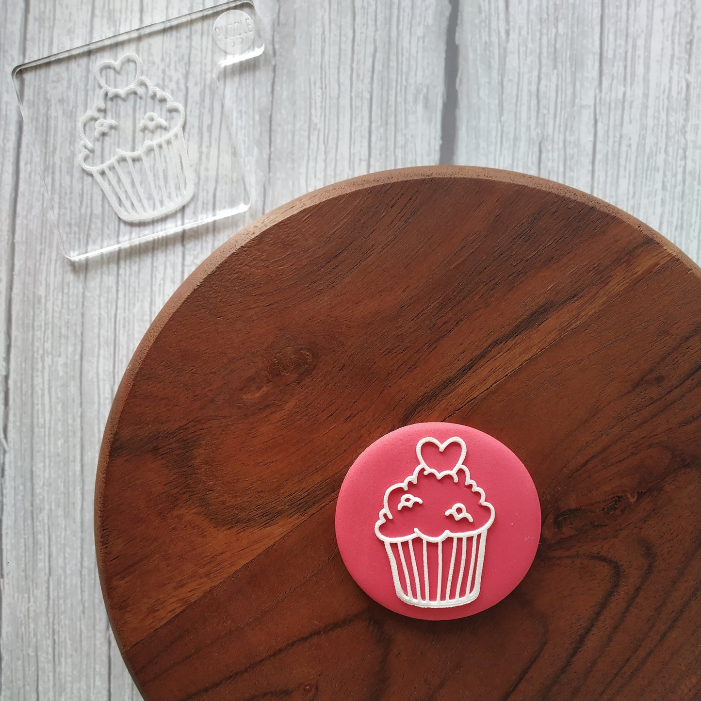 Valentine's Day Cupcake stamps
